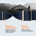 AMP07607 - Pixel Watch 5 (41mm) Lite Fit Navy adjustable sliding buckle delivers a secure fit with quick and easy adjustment.