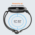 AMP06348 - Pixel Watch Series Case Lite Fit in black fitment for all, wide range (120mm-215mm) of adjustability.