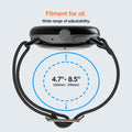 AMP06348 - Pixel Watch 5 (41mm) Lite Fit Black seamless metal connectors create a clean transition between the watch and band.