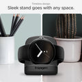 AMP05796 - Pixel Watch Stand Black S354 in black showing the timeless design. Sleek stand goes with any  space