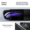 AFA07236 - PlayStation Portal Rugged Armor Pro Pouch in Black showing the soft cushion and anti-slip pads secure your PS Portal for optimal device stability made with premium materials. Protect your PlayStation Portal from scratches 