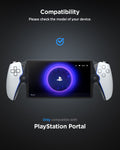ACS07235 - Playstation Portal Case Thin Fit in black showing the compatibility. Only compatible with PlayStation Portal