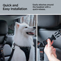ACP08926 - Pet Car Seatbelt Tether | PS100 in Black showing quick and easy installation