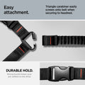 ACP08926 - Pet Car Seatbelt Tether | PS100 in Black showing easy attachment