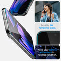 AGL08442 - Pixel 9 Pro GLAS.tR EZ Fit in Clear durable 9h tempered glass. keep your camera and sensors in flawless condition.