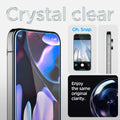 AGL08442 - Pixel 9 Pro GLAS.tR EZ Fit in Clear showing the crystal clear. Enjoy the same original clarity.