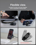 ACH07977 - OneTap Phone Kickstand S310WCK (MagFit) in Black showing flexible view.