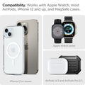 AMP06527 - Compatibility. Works with Apple watch, most AirPods, iPhone 12 and up and MagSafe cases.
