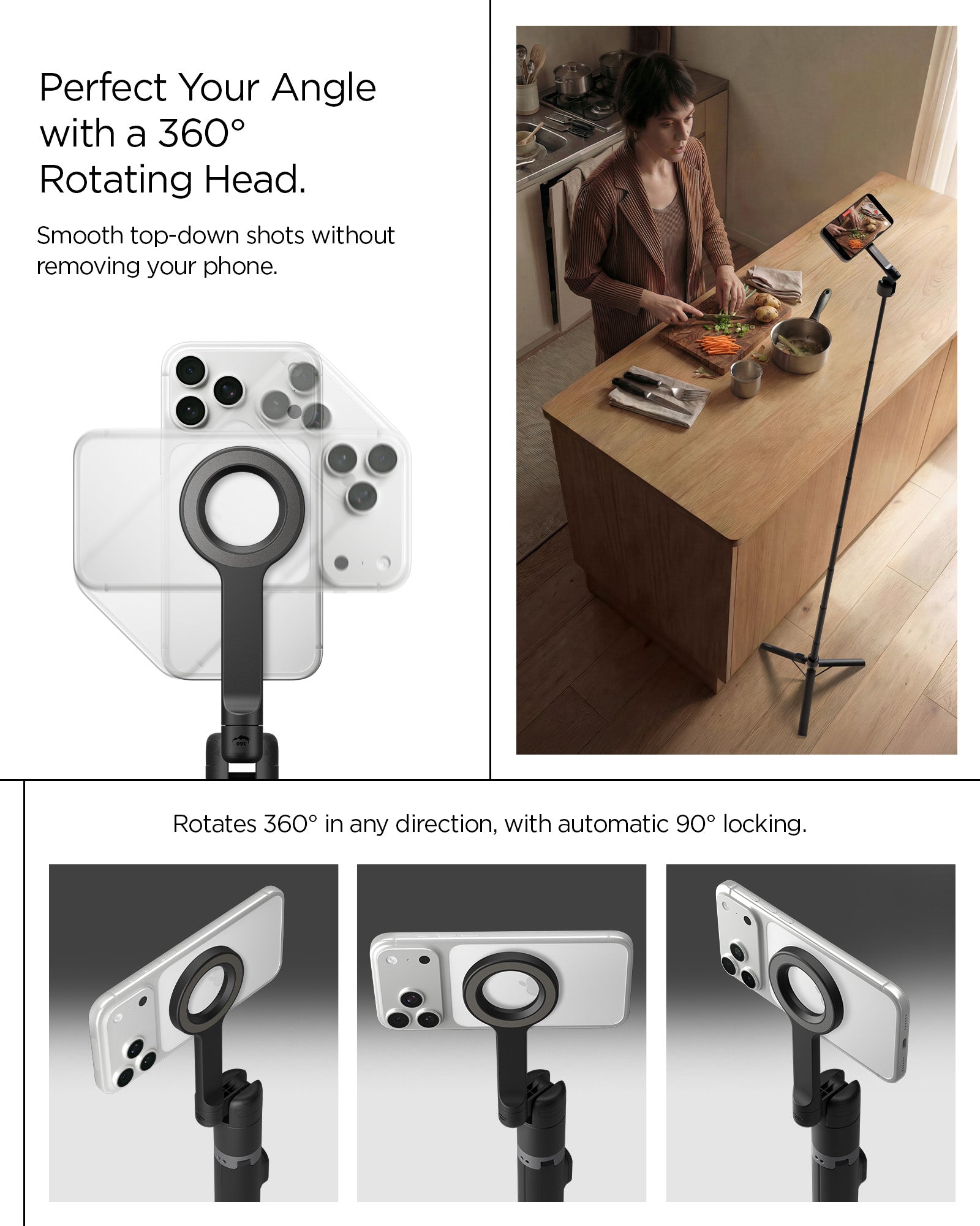Tripod Selfie Stick (Mag Fit+) | S582W - Spigen.com Official Site