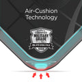593CS22933 - Galaxy S9 Plus Tough Armor Case in black  air cushion technology.