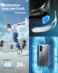ACS10108 - Galaxy A17 5G Case Ultra Hybrid in Crystal Clear showing protection you can trust