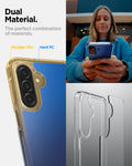 ACS10108 - Galaxy A17 5G Case Ultra Hybrid in Crystal Clear showing dual material.