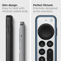 ACS03745 - Siri Remote (2nd Gen) Rugged Armor Magnetic Tech in matte black showing the slim design. Easy to hold with minimal added bulk. Perfect fitment. Precisely designed to be seamless