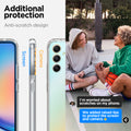 ACS05904 - Galaxy A34 5G Case Ultra Hybrid in Crystal Clear additional protection. Anti scratch design.