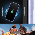 ACS06098 - Galaxy A54 5G Case Ultra Hybrid in Awesome Violet just charge on. Tactile buttons. Comfortable grip.