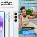 ACS07537 - Galaxy A55 5G Case Liquid Crystal in Crystal Clear additional protection. Anti scratch design.