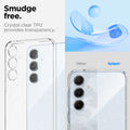 ACS07538 - Galaxy A55 5G Case Liquid Crystal Glitter in Crystal Quartz smudge free Crystal TPU provides transparency.