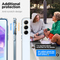 ACS07528 - Galaxy A55 5G Case Ultra Hybrid in Crystal Clear additional protection. Anti scratch design.
