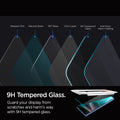 AGL09221 - Galaxy S25 Ultra GLAS.tR EZ Fit in Privacy showing the  9H tempered glass. Guard your displace from scratches and harm's way.