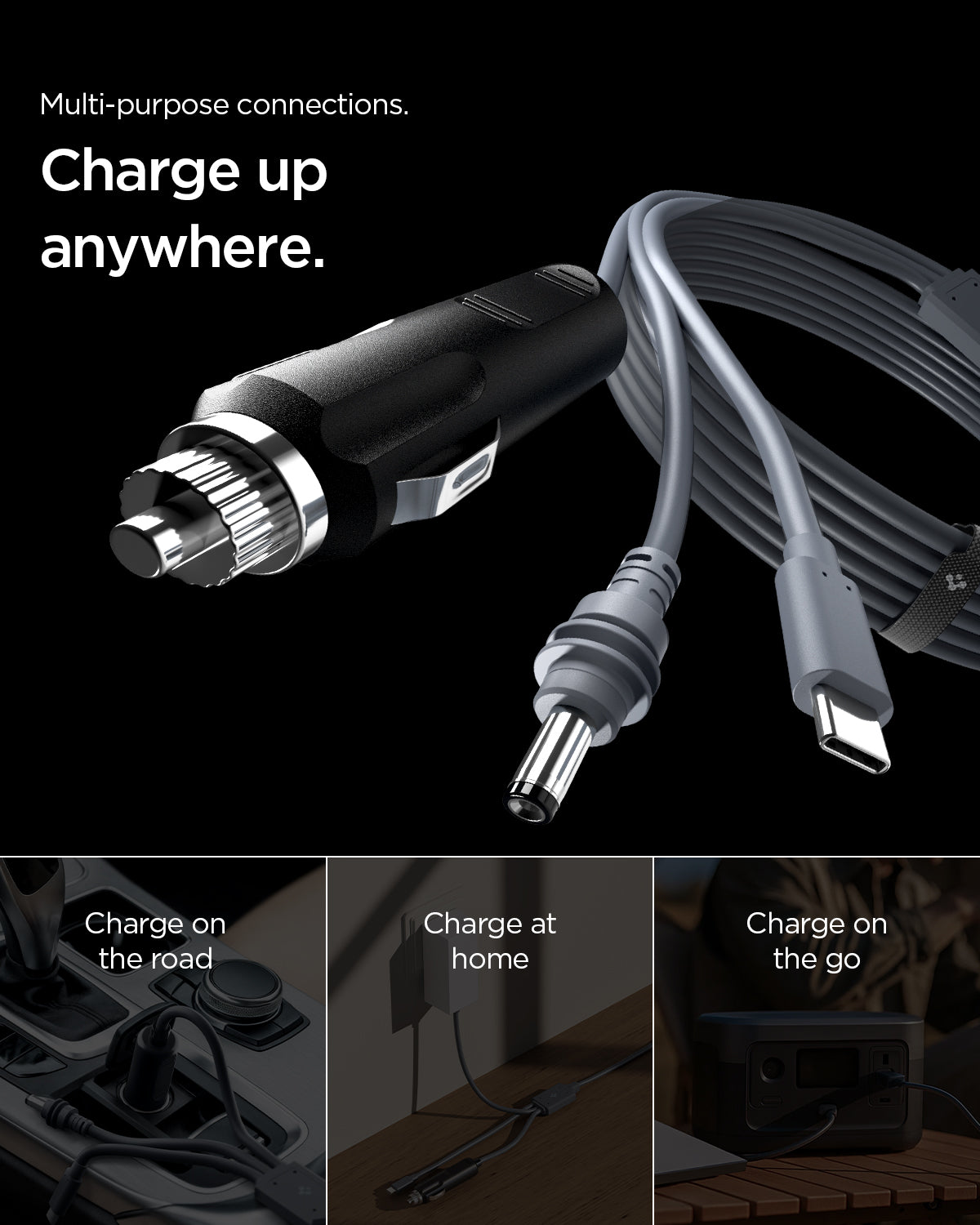 ACA09846 - Starlink Mini 3 in 1 Cable | STL213-10 showing charge up anywhere