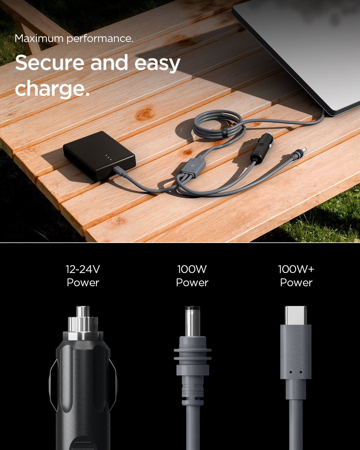 ACA09846 - Starlink Mini 3 in 1 Cable | STL213-10 showing secure and easy charge