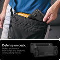 ACS03730 - Steam Deck Case Rugged Armor in matte black showing the defense on deck, Protect your device from bumps and scratches when packing it away