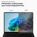 AGL08633 - Microsoft Surface Laptop 15-inch (2024) Glas.tR SLIM showing the fingerprint resistance, oleophobic coating keeps your screen fingerprint-free