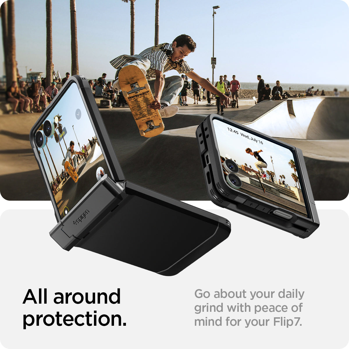 Spigen Slim Armor Pro Mag Fit Case For Galaxy Z Flip 7 – Hinge Protection, Korea Made