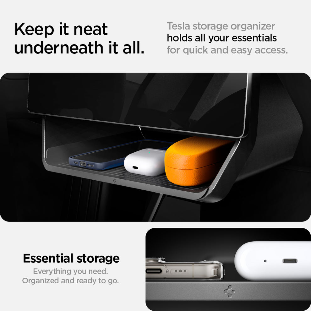 Tesla Series Under Screen Organizer - Spigen.com Official Site – Spigen Inc