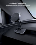 ACP11873 - Spigen air vent mount installed on a Tesla dashboard, blending in for a seamless, factory-look finish