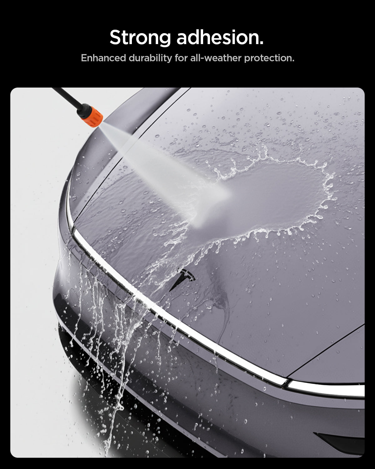 ACP11155 - Model Y Juniper (2025+) Front Emblem Logo Cover in Black showing