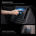 AGL07680 - Tesla Cybertruck (2024-2026) Screen Protector Glas.tR SLIM Anti-Glare (Rear) in Clear showing responsive touch. quick touch response for easy navigation. original touch response feels and responds the same as the original touchscreen.