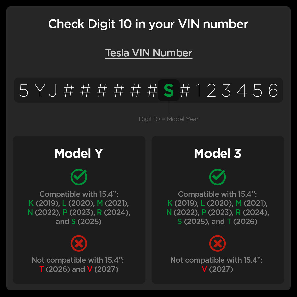AGL10654 - Tesla Series - Screen Protector GLAS.tR EZ Fit 15.4 showing a compatibility 
