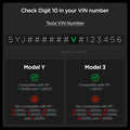 AGL10820 - Model Y Juniper (2025+) Screen Protector GLAS.tR EZ Fit | 16 inch showing a compatibility 