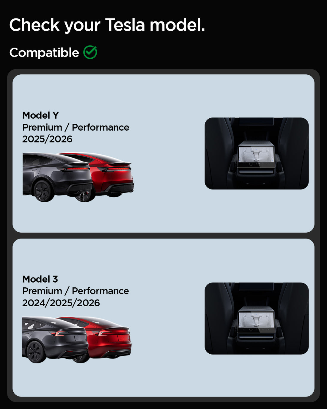 AGL10655 - Check your Tesla model compatibility with Tesla Series - Screen Protector Glas.tR SLIM (Rear)