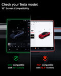 AGL10819 - Model Y Juniper (2025+) Screen Protector GLAS.tR EZ Fit | Anti-Glare 16 inch only compatible with 16 inch screens