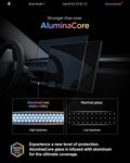AGL10820 - Model Y Juniper (2025+) Screen Protector GLAS.tR EZ Fit | 16 inch showing aluminacore