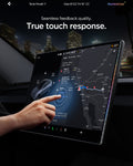 AGL10820 - Model Y Juniper (2025+) Screen Protector GLAS.tR EZ Fit | 16 inch showing seamless feedback quality. true touch response