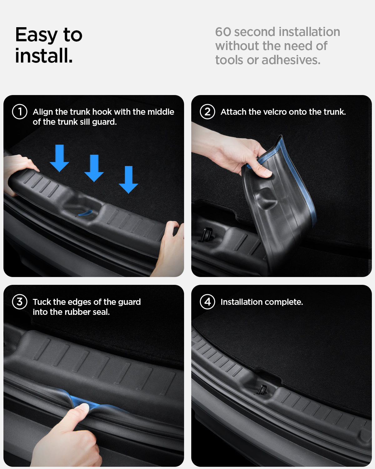 ACP09759 - Tesla Series Trunk Sill Guard | TG100-YJ