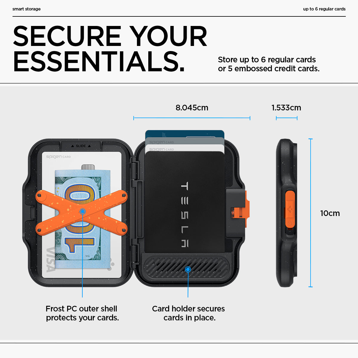 Portafoglio Magnetico Spigen Per IPhone - Compatibile Con MagSafe - Per 5/6 Carte - Design Slim - Foto 9