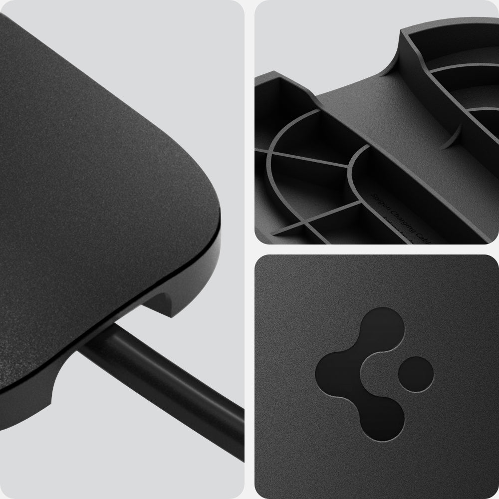 ACP05444 - Tesla Charger Cable Cover TO110 in black showing details.