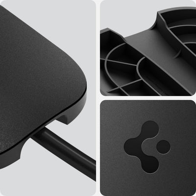 ACP05444 - Tesla Charger Cable Cover TO110 in black showing details.