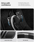 ACP11627 - Tesla Series - Pedal Covers Performance Line Design | TO200P showing Tesla pedal covers with extended edges and anti-slip grip for enhanced driving control