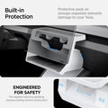 ACP11578 - Tesla Series - Under Screen Organizer | TO227H in White showing protective silicone pads placed at contact points on the storage organizer