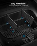ACP10799 - Tesla Series Model Y Juniper (2025+) Frunk Divider | TO229J in Black showing easy installation