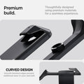 ACP06041 - Tesla Model Y Backseat Seatbelt Guide in black premium build. thoughtfully designed using premium materials for a seamless experience. curved design smooth beveled edges prevent additional wear to your seat belt.