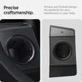 ACP09180 - Tesla Charging Adapter Door Dock TO255 in Black showing the precise craftsmanship. Precise and flushed design fits perfectly for zero interference in your Tesla