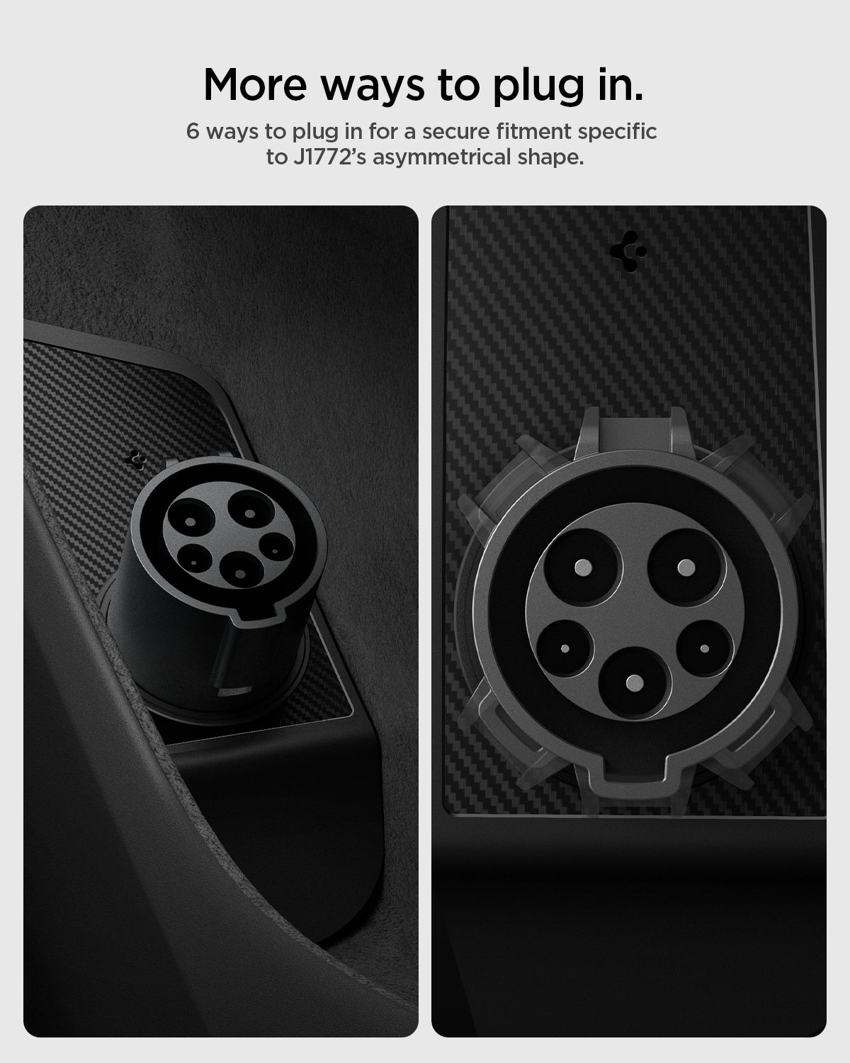 ACP11327 - Model Y Juniper (2025+) Charging Adapter Door Dock showing more ways to plug in