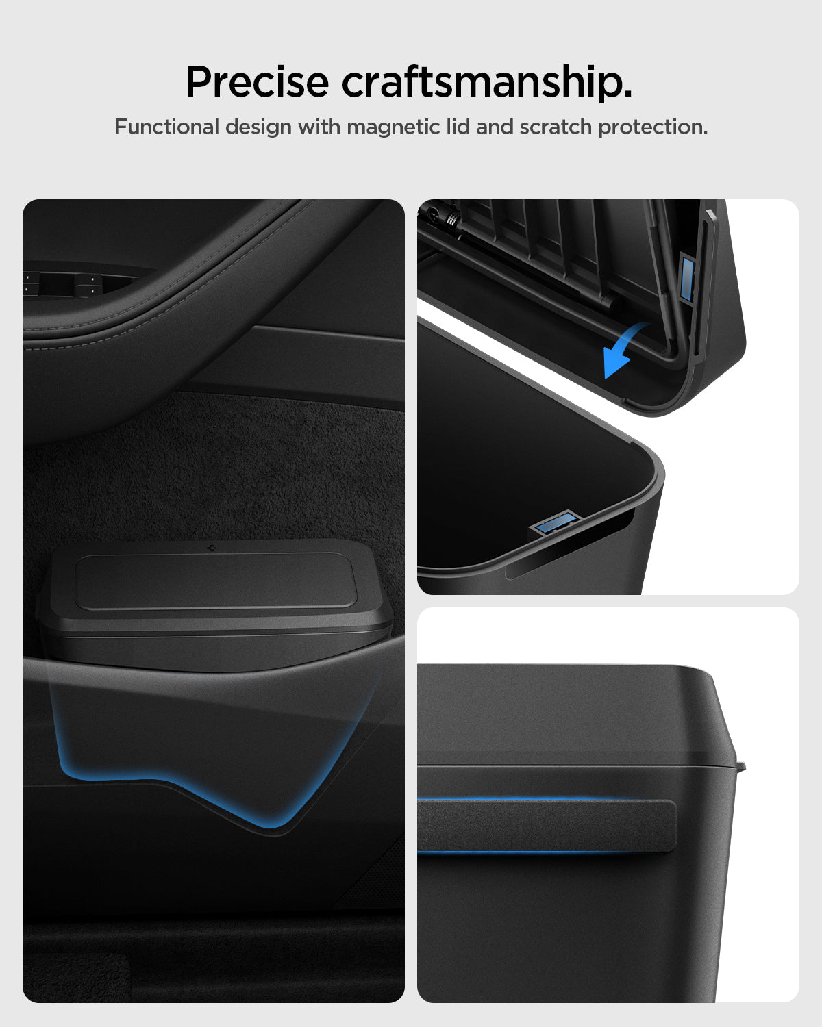 ACP11106 - Tesla Series - Car Trash Can | TO281J showing precise craftsmanship.