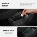ACP09184 - Tesla Series Car Trash Bin TO282 H modern design. one tap lid allows seamless trash disposal for the ultimate convenience. easy to open. push open trash bin to dispose waste.